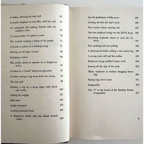 Elephant Bill Lt Col Williams 1950 First Edition Burma Biography HC Photos BKBX5 - Picture 8 of 10